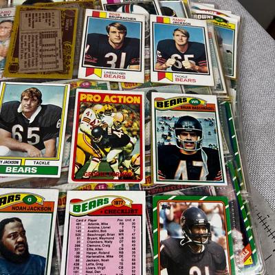 Collection of 1970's Football Cards 