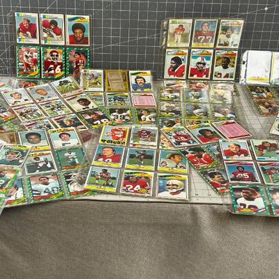 Collection of 1970's Football Cards 