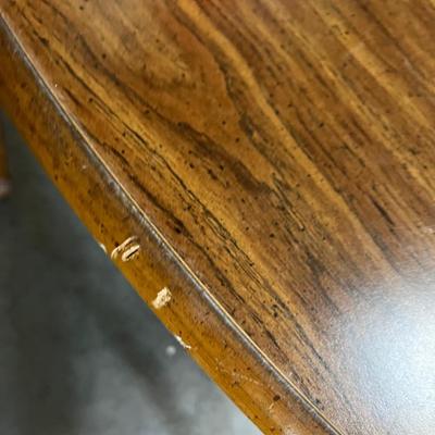Dining Table -Formica Top Faux Pecan Finish