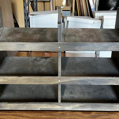 Wood Shoe Rack 