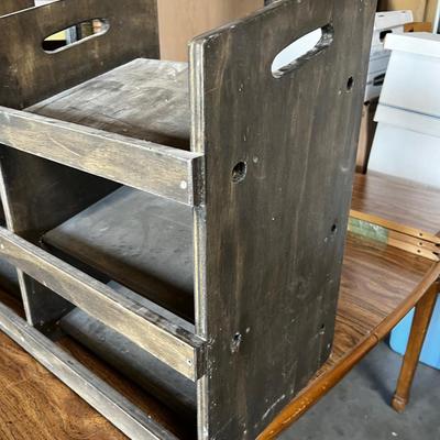 Wood Shoe Rack 