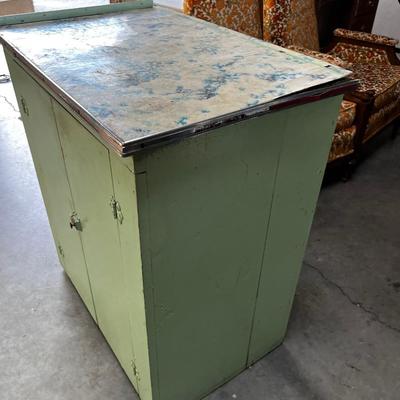 Rustic Covered Cupboard 