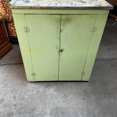 Rustic Covered Cupboard 