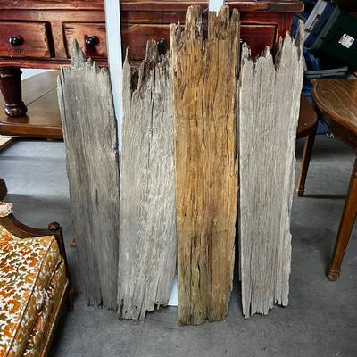 4 Pieces of REAL Barn Wood
