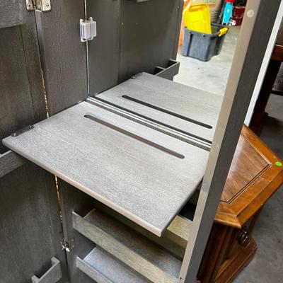 Gray Hanging (From a Door) Jewelry Case 