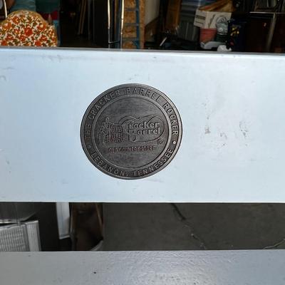 WHITE And Delightsome Cracker Barrel Porch Rocker 
