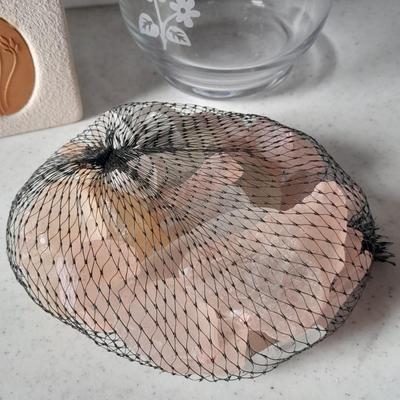 Partylite tea candle tiered candle sconces, Butterfly etched vase and small bag of decorative rock