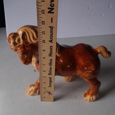 Large Vintage ceramic horse