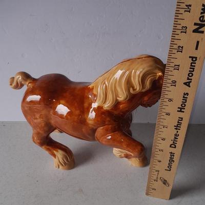 Large Vintage ceramic horse