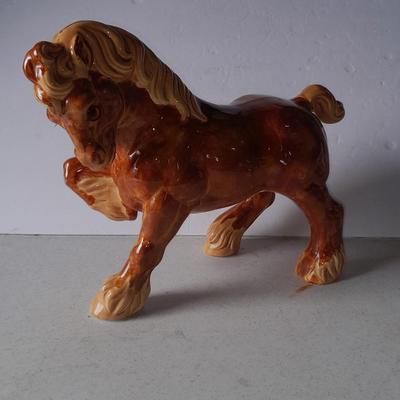 Large Vintage ceramic horse