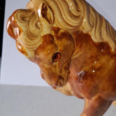 Large Vintage ceramic horse