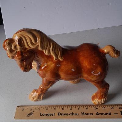 Large Vintage ceramic horse