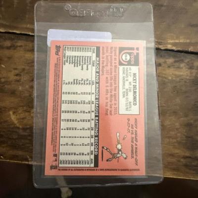 2018 Topps Nicky Delmonico