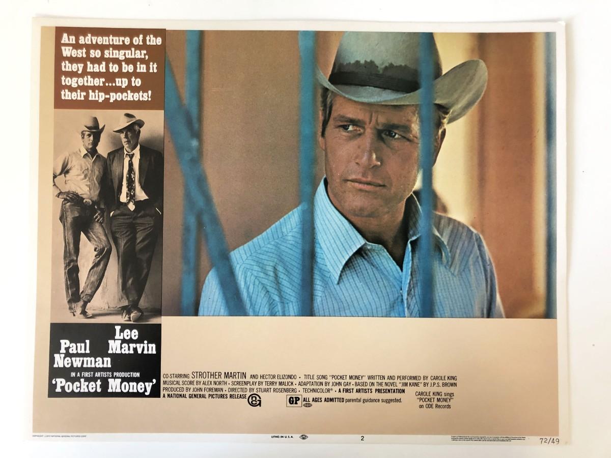 Pocket Money original 1972 vintage lobby card
