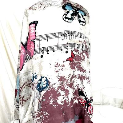 247 Piano Purse with Musical Scarf/Wrap, Music Notes Necklace, I Love Music Earrings