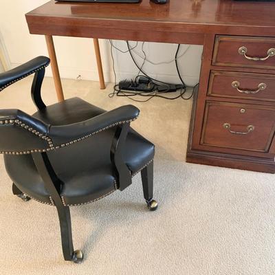 Drexel Heritage Desk & Leather Chair
