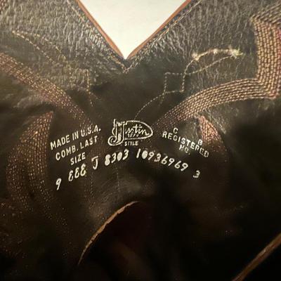 JUSTIN Boot  & NOCONA Boot Size 9