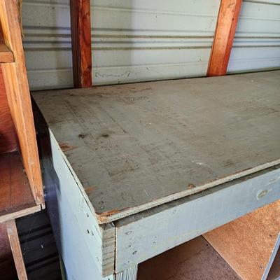 Wooden Storage Unit w/Eight Cubby Holes  (OB1-JS)