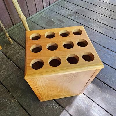 Collection of Wooden Canes w/Stand  (FP-JS)