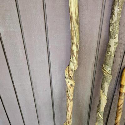 Collection of Wooden Canes w/Stand  (FP-JS)