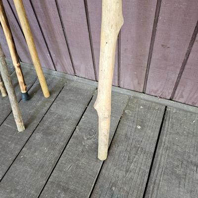 Collection of Wooden Canes w/Stand  (FP-JS)