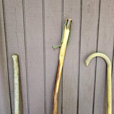 Collection of Wooden Canes w/Stand  (FP-JS)