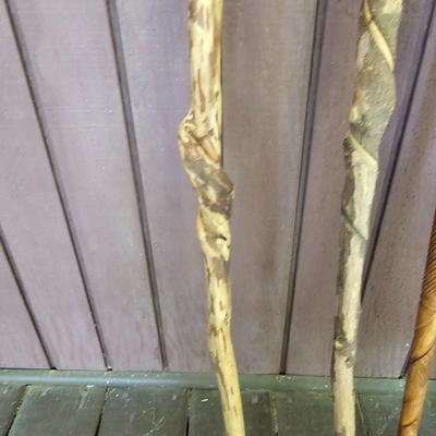 Collection of Wooden Canes w/Stand  (FP-JS)