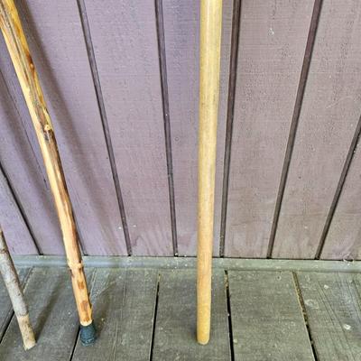Collection of Wooden Canes w/Stand  (FP-JS)