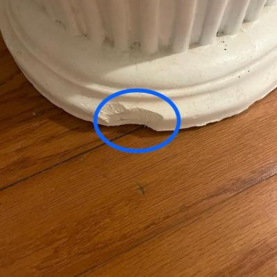 Large  Plaster Column Pedestal *Read Details