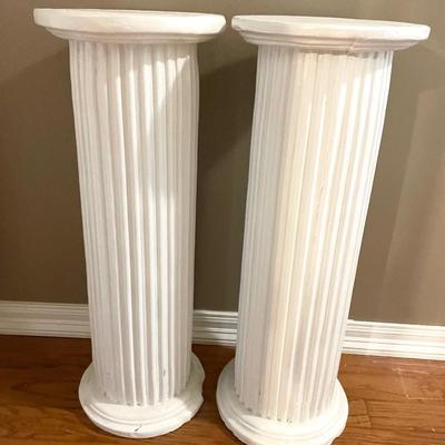 Large  Plaster Column Pedestal *Read Details