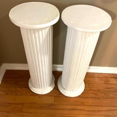Large  Plaster Column Pedestal *Read Details