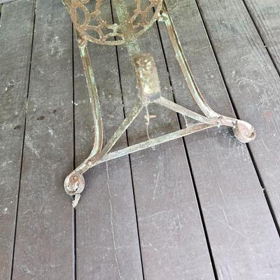 Antique Wash Stand w/Metal Base  (FP-JS)