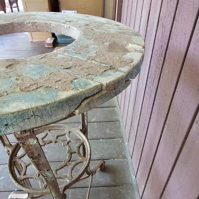 Antique Wash Stand w/Metal Base  (FP-JS)