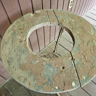 Antique Wash Stand w/Metal Base  (FP-JS)