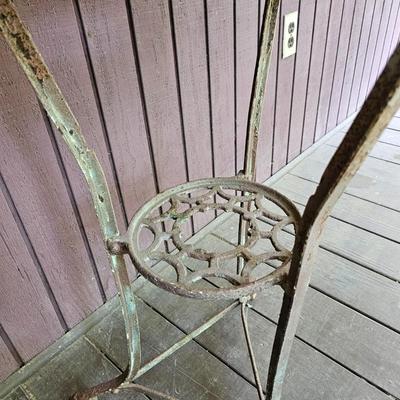 Antique Wash Stand w/Metal Base  (FP-JS)