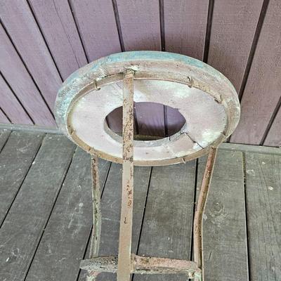 Antique Wash Stand w/Metal Base  (FP-JS)