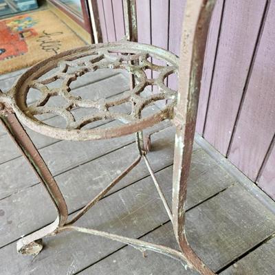 Antique Wash Stand w/Metal Base  (FP-JS)