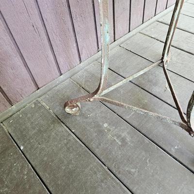 Antique Wash Stand w/Metal Base  (FP-JS)