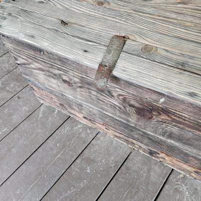 Vintage Dome Top Wooden Chest  (FP-JS)