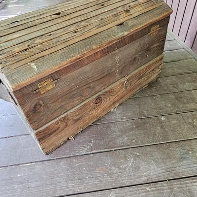 Vintage Dome Top Wooden Chest  (FP-JS)