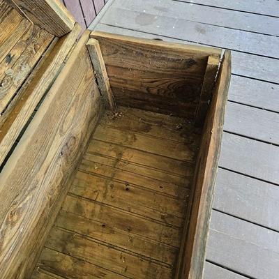 Vintage Dome Top Wooden Chest  (FP-JS)