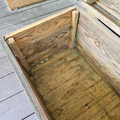 Vintage Dome Top Wooden Chest  (FP-JS)