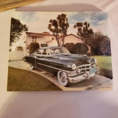 Cadillac Framed Photograph and Book (UO-KD)