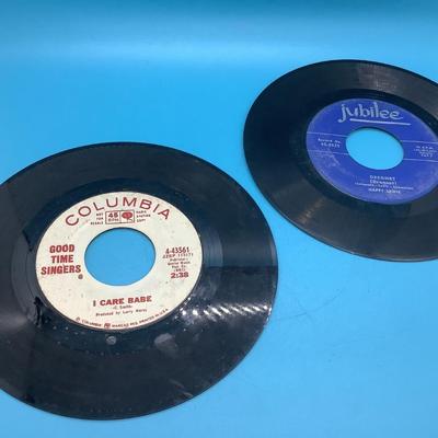 14 vinyl records 45 Baby, Baby, Baby Aretha Franklin, The Cream, The Supremes, Brenda Lee