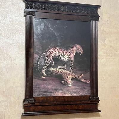 JACQUES LAURENT AGASSE ~ â€œTwo Leopards Playingâ€ Canvas