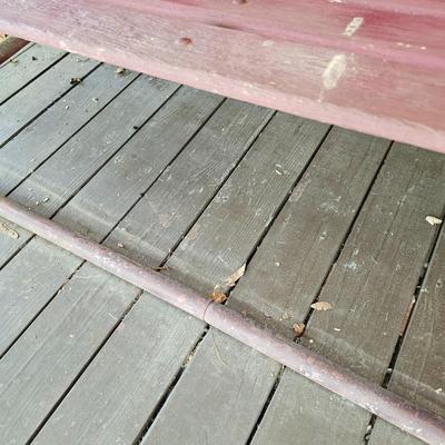 Wood Bench Glider w/Metal Stand  (FP-JS)