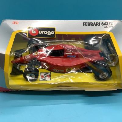 Ferrari 641/2 Bburago Die Cast Metal NIB cod. 6128  1/24