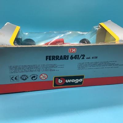 Ferrari 641/2 Bburago Die Cast Metal NIB cod. 6128  1/24