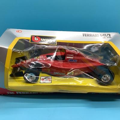 Ferrari 641/2 Bburago Die Cast Metal NIB cod. 6128  1/24