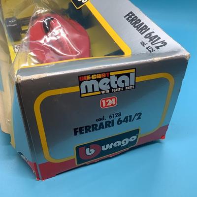 Ferrari 641/2 Bburago Die Cast Metal NIB cod. 6128  1/24